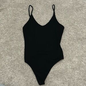Sunday best thong black body suit